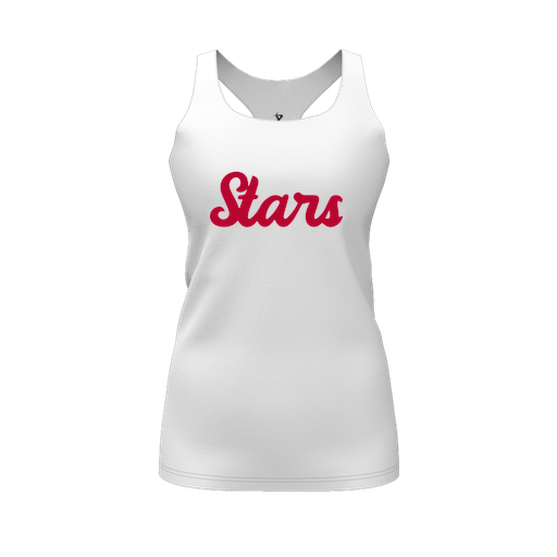 [FT0TRBWH-FYS-LOGO2] Decker Racerback Tank Top (Female Youth S, White, Logo 2)