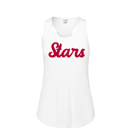 [FT0TUBWH-FAS-LOGO2] Ladies Tri Blend Tank Top (Female Adult S, White, Logo 2)