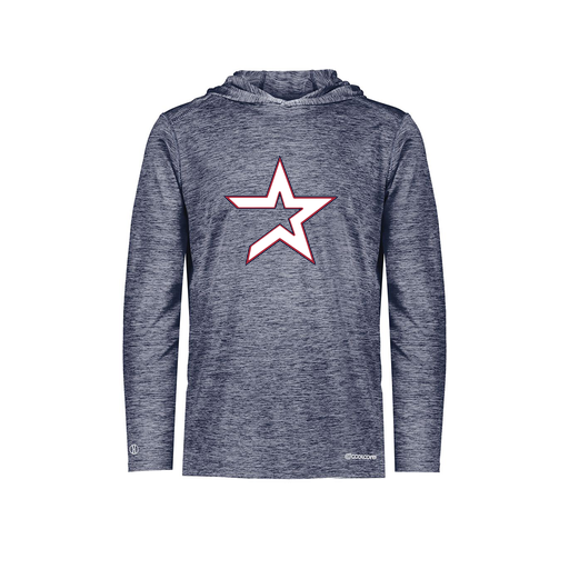 [FOLHCGNV-AS-LOGO3] Decker Men's Charge Hoodie (Adult S, Logo 3)