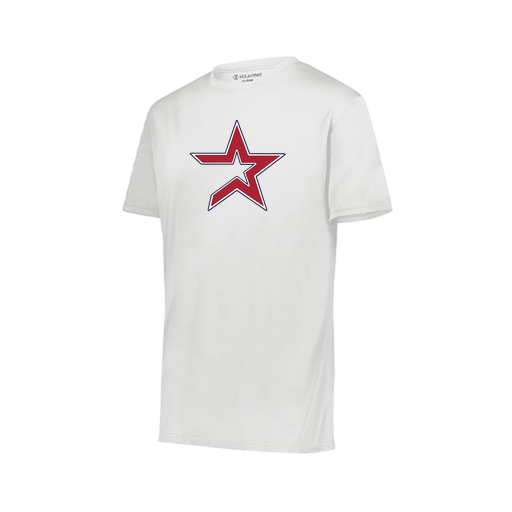 [222818.005.S-LOGO1] Men's Movement Dri Fit Shirt (Adult S, White, Logo 1)