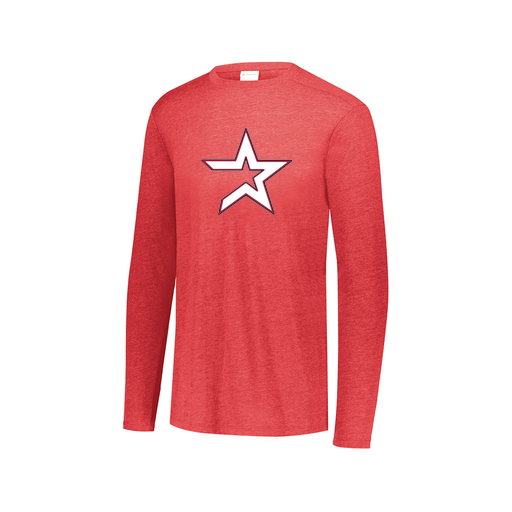 [3075.V96.XS-LOGO3] Men's LS Ultra-blend T-Shirt (Adult XS, Red, Logo 3)