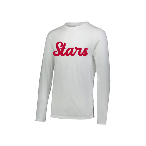 [3076.005.S-LOGO2] Youth LS Ultra-blend T-Shirt (Youth S, White, Logo 2)