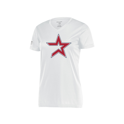 [222820.005.S-LOGO1] Ladies Movement Dri Fit Shirt (Female Adult S, White, Logo 1)