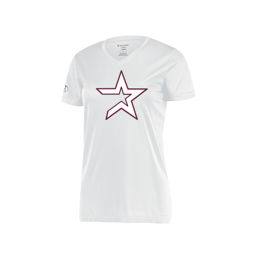 [222820.005.S-LOGO3] Ladies Movement Dri Fit Shirt (Female Adult S, White, Logo 3)