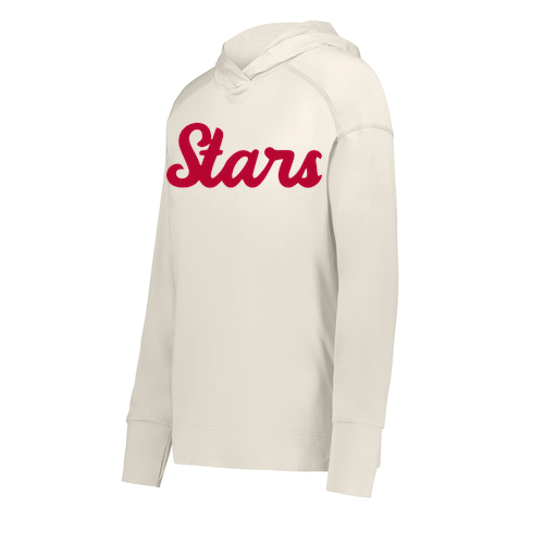 [222798-WHT-FAXS-LOGO2] Ladies Ventura Thin Knit Hoodie (Female Adult XS, White, Logo 2)